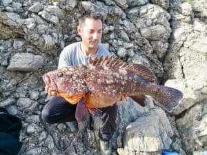 Pesca sull'isola Sapientza